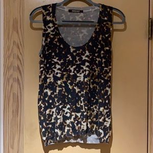 Roberto  Cavalli  leopard print tank top
